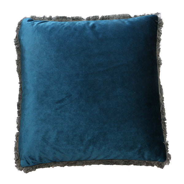 Velvet Fringed Cushion 45x45