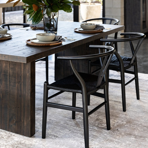 PORTLAND 2M DINING TABLE - ESPRESSO