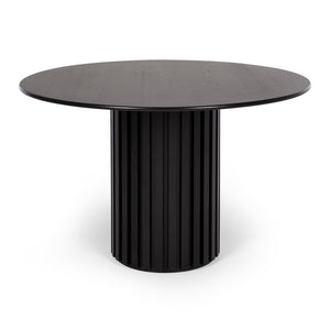 Rho Black Round Table