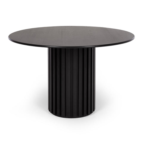 Rho Black Round Table